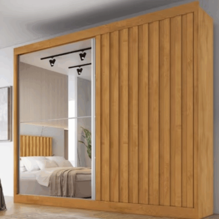Guarda-Roupa 2 Portas Atlanta 2,06 m Peroba