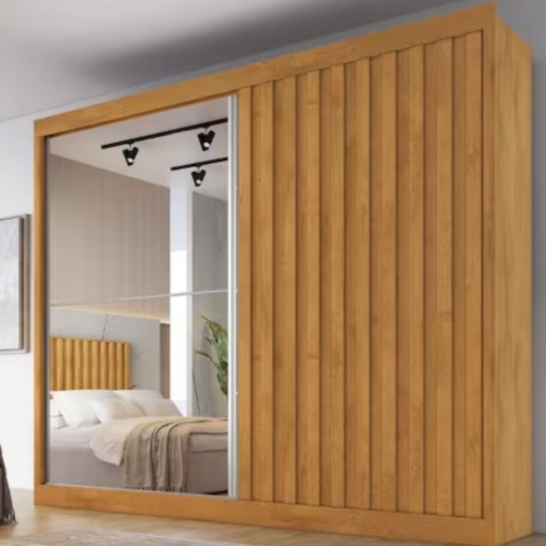 Guarda-Roupa 2 Portas Atlanta 2,06 m Peroba