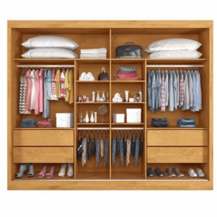 Guarda-Roupa 2 Portas Atlanta 2,06 m Peroba - Imagem 2